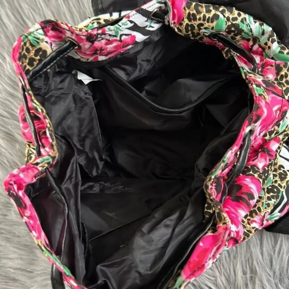 Lulu Floral Animal Print Bag Womens Backpack Lightweight Adjustable‎